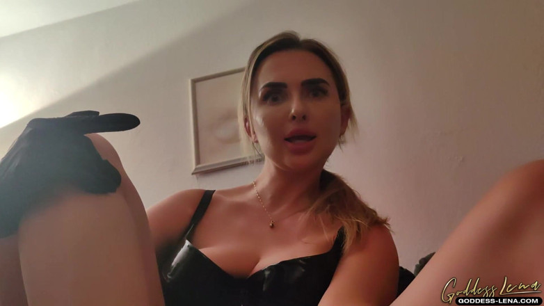 Goddess Lena: Real Session with My Slave Bitch