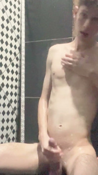 Kedoimath - a Skinny Twink in the Shower Rubbing the Soap in His Wet Body