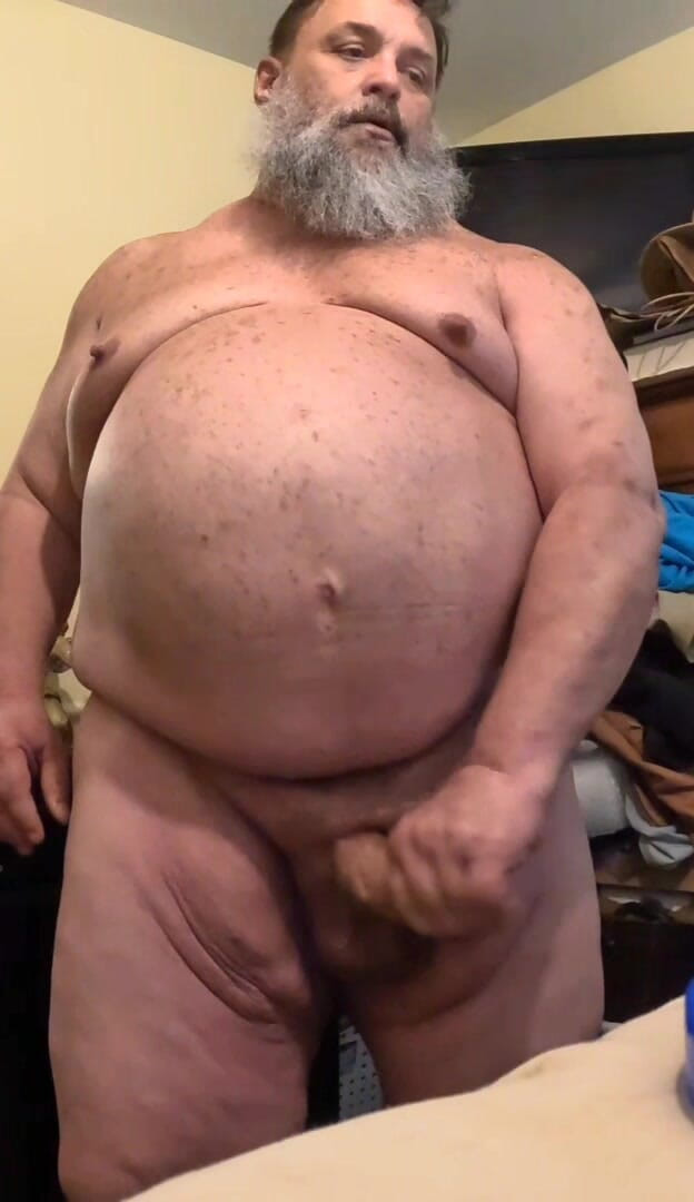 GeneWadexxx: Fat Daddy Bear Cums on Cam