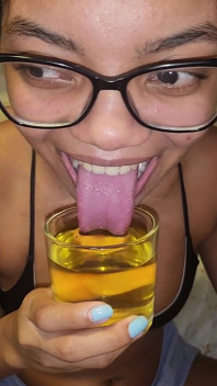Piss and Cum Surprise 3 Months Pregnant