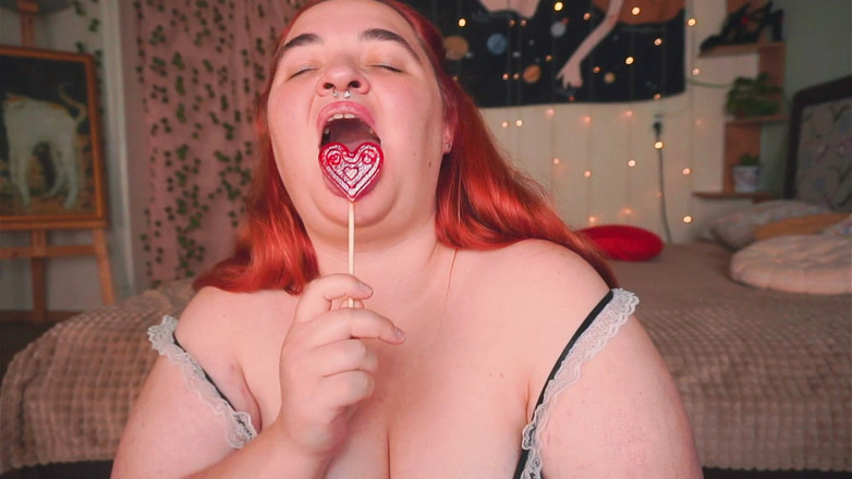 AssGives: 롤리팝 핥기