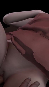 Un couple grec baise en missionnaire, jambe sur l'épaule | Porno 3D