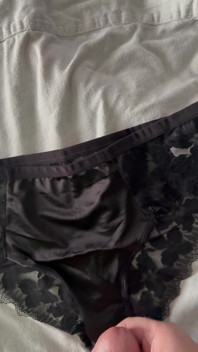 Cum on Wife’s Panties 13