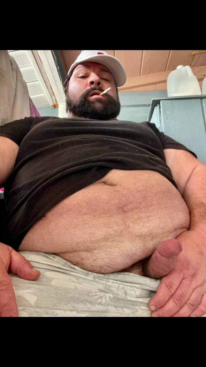 Brewster Bear: Jerking It on the Porch