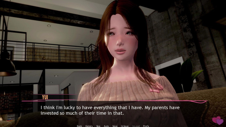 3D Cartoon Porn: Murmur 27 - yui在约会期间第一次感觉到亚当的鸡巴