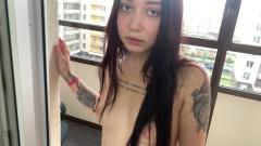 LoveHomePorn: 长头发的黑发女友在我的地方性交