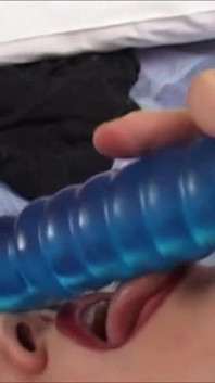 Hairy BBW chick loves to masturbate with her dildo toy