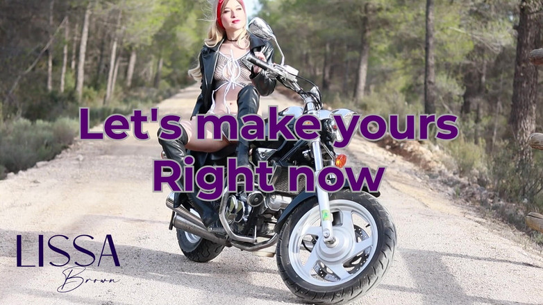 Lissa Brown: Vlastní motocykl videa k dispozici