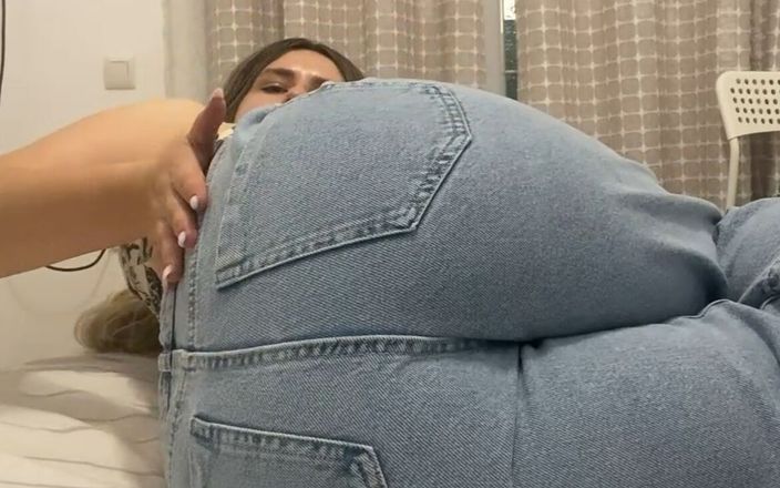 NipsAndStrips: Farting in My New Blue Tight Jean
