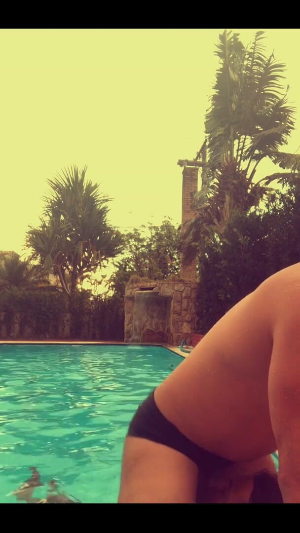 Massive daddy xxx: Poolboy Gets Fucked by Big Guy