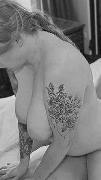The Husband Comes Home, and His Wife Is Waiting for Him Naked in Bed. Hot, Passionate Marital Sex.