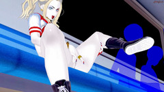 Hentai Smash: Harley Quinn si sgrilletta e si infila le dita nella...