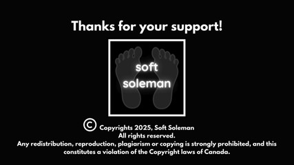 Soft Soleman: お風呂上がりに足の裏を触って嗅ぎます (2) (2025)