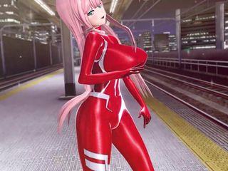 Mmd anime girls: Mmd r-18 anime girls, сексуальний танцювальний кліп 205