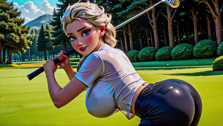 CoolVids: Golfmeisje -ai Generated-