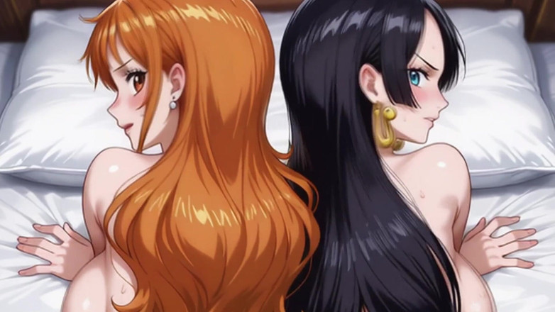 Prznai: Nami, hancock e Luffy (ffm) Op.