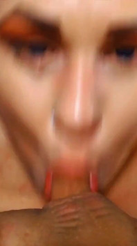 Adik tiri lapar saya mengeringkan telur saya dengan tekak berganda yang melampau