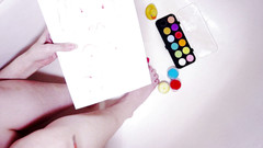 Hairypussyangel: Künstler-trainingsübungen, beine, nägel, zehen und muschi malen