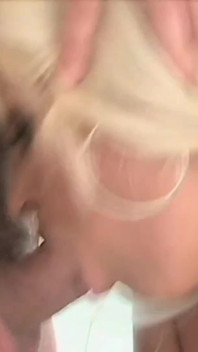 Blonde whore loves getting her as drilled