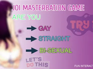 JOI 마스터 섹스 게임은 당신이 똑바로 게이 또는 Bi입니다