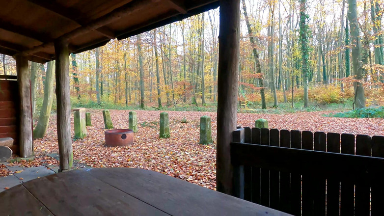 Bouncy Tits Action: Vagina Slapping and Labia Pulling on the Picnic Table