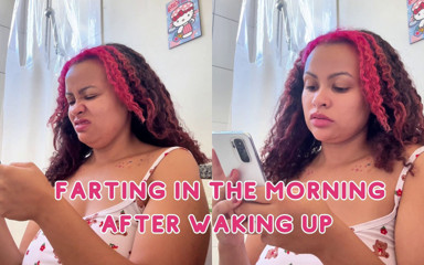 Cutiepiie Chubby: Pulchna Gassy Girl Morning Toaleta Pierts Natural Gassy Moment