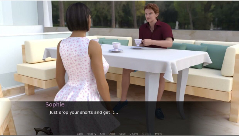 XXX Games Bunk: Milftopia - gameplay - rollenspel - vriend's stiefmoeder pijpbeurt onder tafel van stiefzoon...