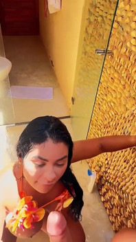 Dzieliliśmy Prysznic Z Piękną Influencerką Na Plażach San Andres W Kolumbii, Amatorskie Porno Bez Prezerwatywy