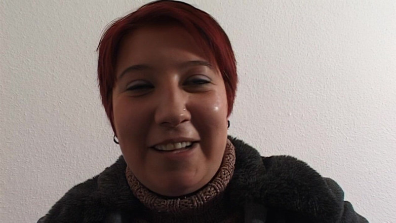Pervert Germans: Si jalang transeksual Ahegao menjolok pantat semasa mengusap zakar