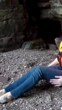 Lifejacket and Jeans on the Beach