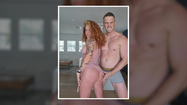 Tommy Wood XXX: Redhead MILF with Giant Boobs Fucked by Hunk Boyfriend