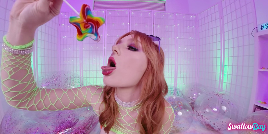 Swallowbay 2D: Harige roodharige Lacy Lennon in mond pov