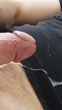 Closeup of My Balls Cramping When Releasing Sperm and Me Moaning When Pumping Out a Creamy Cum Load