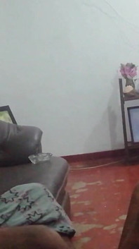 Father in Law's Gigantic Dick Hangs Out Under His Sarom for Step Daughter