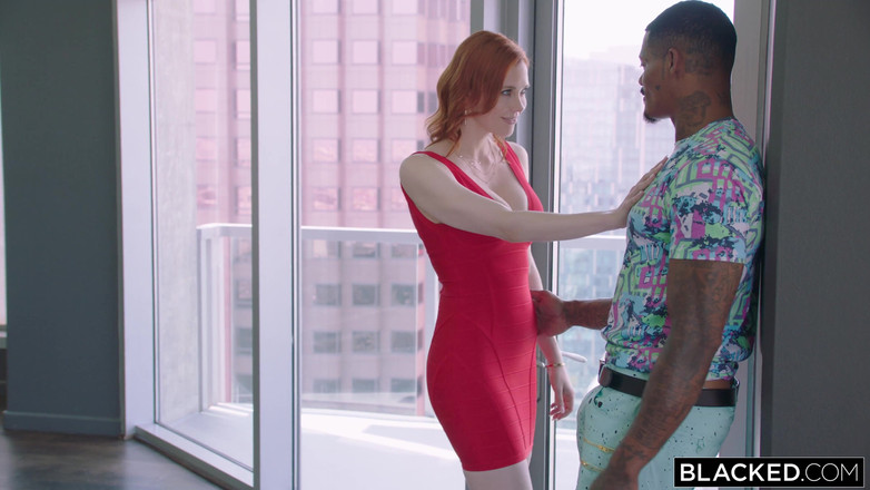 Blacked: BLACKED Maitland Ward теперь только большой черный член