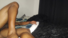 PABLO N3GROBAR: Cummy björn rött läder creampie