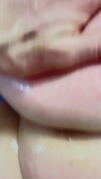 Dirty Talk Her as I Squeeze Her Cheeks and See My Cream Pie