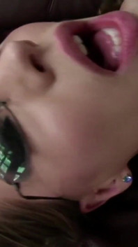 Sexy blonde Jenny Bond horny with Choky Ice's cock in her ass under the eyes of Freddy Dalton