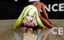 Smixix: Tarian sensual faruzan hentai dan seks mmd 3D warna rambut pirang -...