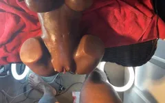 BBC humping sex doll leads to moaning cumshot