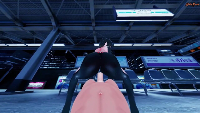 Hentai Smash: Sevimli vtuber Roboco bakış açısıyla dölle doluyor - Hololive Hentai.