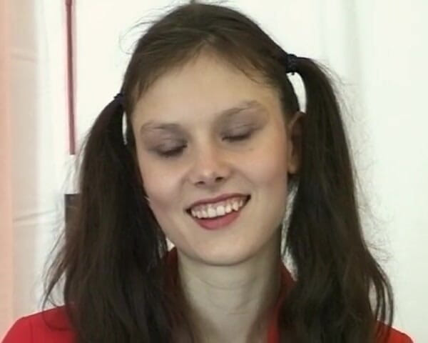 YOUR FIRST PORN: Slim Claudine Finally Has an Orgasm