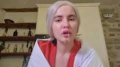 Faith Eros: Muz gibi burnuna sakso çekiyor