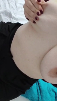 Before Work Touching My Boobs