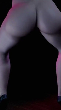 Tjock milf med glasögon Dansar naken: 3D Porr