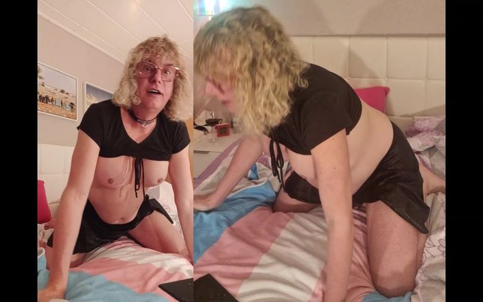 TSLillySophie: TS Lilly Sophie Playing with Her Girlsdick and Big Tits...