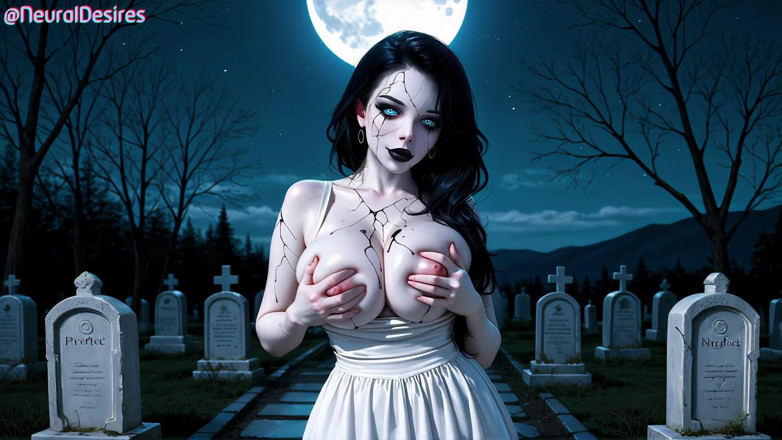 Neural Desires: Banshee of the Moonlit Graves ~ Ai-generated