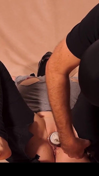 Tied up Slut Gets Her Pussy Pumped Several Times Before Receiving a Hard Fucking Creampie