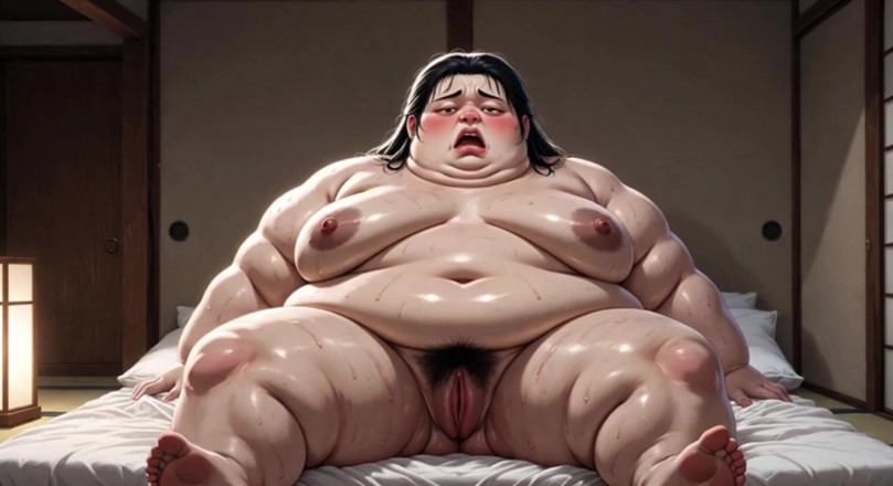 YOUR BEST FANTASY: Horny Obese BBW Masturbates Her Hairy Wet Pussy Alone in...