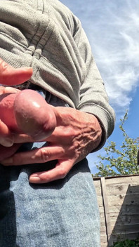 Wanking and Cumming Outside Friend's House Wearing Jeans - Rockardglans